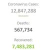 Dünya genelinde koronavirüs bilançosu: Can kaybı 567 bin 734’e yükseldi