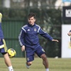 Emre Belözoğlu takımla çalıştı Emre Belözoğlu takımla çalıştı