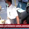 Otobüs şoföründen duygulandıran davranış