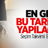 Seçim En Geç 22 Kasım'da Yapılacak Seçim En Geç 22 Kasım'da Yapılacak