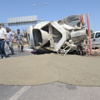 Gaziantep'te beton mikseri kazası