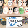 Kadına şiddeti anlatan maskeler Kadına şiddeti anlatan maskeler