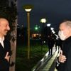 Başkan Recep Tayyip Erdoğan, Azerbaycan'ın başkenti Bakü'de akşam yemeğine katıldı