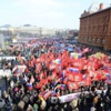 Ukrayna karşıtları Moskova'da miting düzenledi Ukrayna karşıtları Moskova'da miting düzenledi