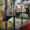 Çocuk parkı kundaklandı Çocuk parkı kundaklandı