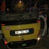 Kadıköy'de feci kaza! Ticari taksi takla attı! Kadıköy'de feci kaza! Ticari taksi takla attı!