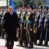 Erdoğan'a, Ukrayna'da askeri karşılama Erdoğan'a, Ukrayna'da askeri karşılama