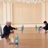 Azerbaycan Cumhurbaşkanı İlham Aliyev, MHP heyetini kabul etti