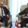 Davutoğlu, AP Başkanı ile görüştü Davutoğlu, AP Başkanı ile görüştü