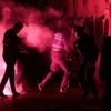 Almanya’da düzenlenen protestoda polis ile göstericiler arasında arbede çıktı