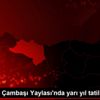 Ordu nun Çambaşı Yaylası nda yarı yıl tatili yoğunluğu