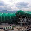 Bursaspor un stadyumunda timsahın kafası tamamlanıyor