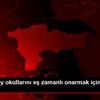 Ağrı da köy okullarını eş zamanlı onarmak için seferber ...