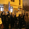 Türkiye'nin Moskova Büyükelçiliği önünde protesto