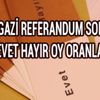 Melikgazi referandum sonuçları Kayseri Melikgazi seçim evet hayır oy oranları