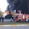 Lastik deposunda yangın! Dumanlar gökyüzünü kapladı Lastik deposunda yangın! Dumanlar gökyüzünü kapladı