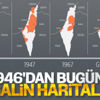 İsrail'in adım adım işgal ettiği Filistin