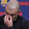 Gözyaşlarıyla Barcelona'ya veda etti! Gözyaşlarıyla Barcelona'ya veda etti!