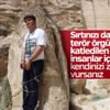 HDP'li vekil kendini kayaya zincirledi