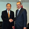 Erdoğan Ban Ki Moon ile görüştü