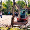 Abbasağa'da yıkıma tepki