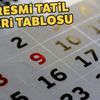 2020 resmi tatil günleri listesi | 2020 resmi tatiller ve bayramlar takvimi
