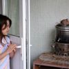 Öyle bir yere yuva yaptı ki, görenler şaşkınlıklarını gizleyemiyor