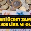 75 lira zam açıklaması! Asgari ücret zammı net 2400 lira mı oldu?