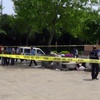 Lisenin önünde pompalı tüfekli kavga Lisenin önünde pompalı tüfekli kavga