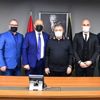 Ahmet Nur Çebi, Senica Kulübü yöneticilerini ağırladı Ahmet Nur Çebi, Senica Kulübü yöneticilerini ağırladı