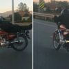 Ehliyetsiz sürücü motosikletiyle tehlike saçtı, rekor ceza yedi Ehliyetsiz sürücü motosikletiyle tehlike saçtı, rekor ceza yedi