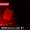 Uşakspor-kahramanmaraşspor: 1-0