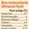 Lahmacunda kriterler değişiyor Lahmacunda kriterler değişiyor