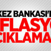 Merkez Bankası'ndan enflasyon açıklaması!