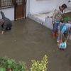 İstanbul'da evleri yağmur suyu bastı İstanbul'da evleri yağmur suyu bastı