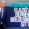 Cumhurbaşkanı Erdoğan, deprem bölgesinde