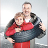 Baba oğul reklamda Baba oğul reklamda