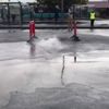 Eminönü’nde elektrik kablolarında patlama
