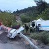 TOMA kaza yaptı: 2 polis yaralı TOMA kaza yaptı: 2 polis yaralı