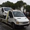 İzmir de panelvan minibüs devrildi İzmir de panelvan minibüs devrildi
