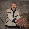 Evinde yüz binlerce solucan besliyor Evinde yüz binlerce solucan besliyor