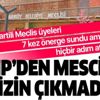 CHP mescide izin vermedi