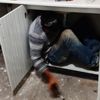 Kumar baskınında mutfak dolabının içinden çıktı Kumar baskınında mutfak dolabının içinden çıktı