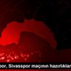 Antalyaspor, Sivasspor maçının hazırlıklarını sürdürdü