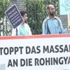 Almanya'da Arakanlı Müslümanlara yönelik saldırılar protesto edildi