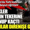 ﻿Afganistan'da erkekler uçağın tekerine tutunup kaçtı! Türk kadınları direnişe geçti...