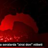 Antalya da seralarda "zirai don" nöbeti