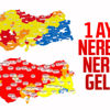 Koronavirüs risk haritasının 1 ay içindeki değişimi