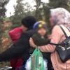 Dört kişilik ailenin tehlikeli motosiklet yolculuğu