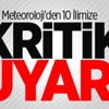 Meteoroloji'den 10 İlimize Yağış Uyarısı Meteoroloji'den 10 İlimize Yağış Uyarısı